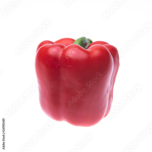 Sweet pepper isolated on wh...