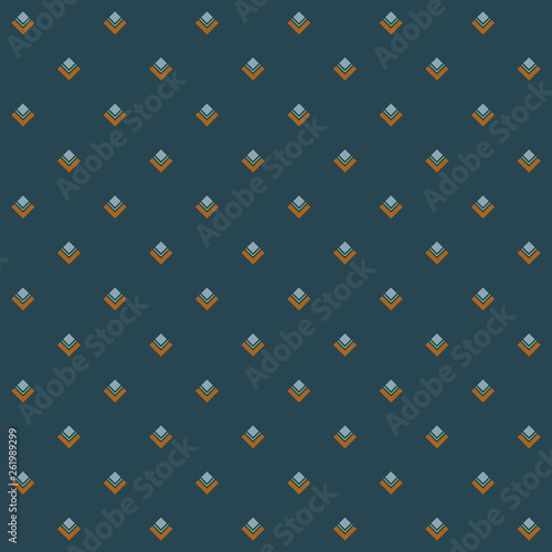 Seamless small diamond motif pattern