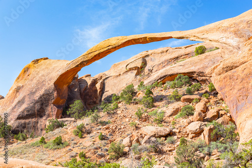 Landscape Arch in Arches National Park, Utah, USA