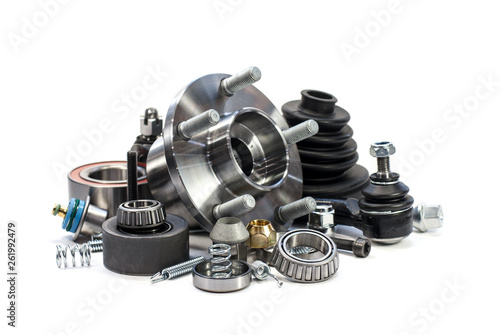 Parts for cars. Hub. Assortment. photo