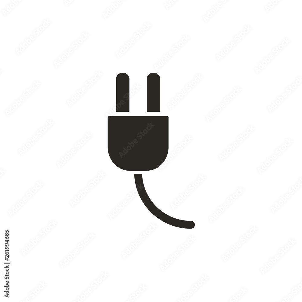 plug icon. vector illustration plug icon. vector illustration