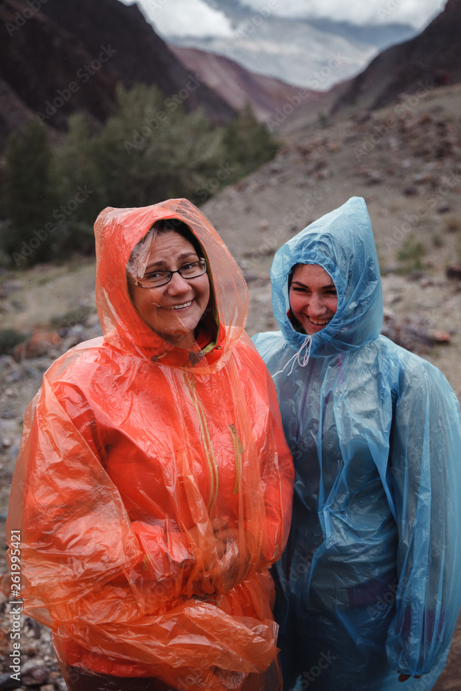 raincoats travel. Rainy weather 