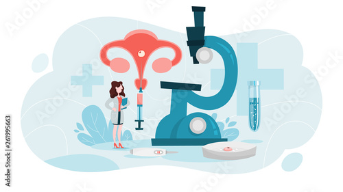In vitro fertilization concept. Idea of infertility