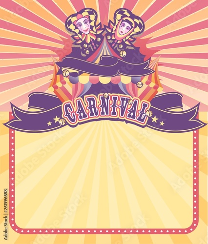 circus retro poster