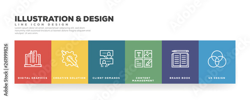 Illustration And Design Line Icon Design