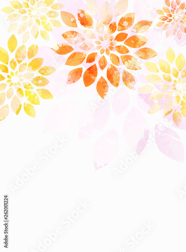 Abstract floral background