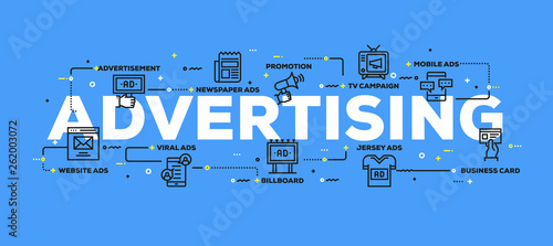 ADVERTISING MEDIA BANNER CONCEPT