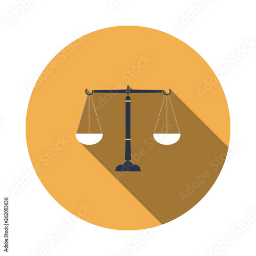 Justice scale icon