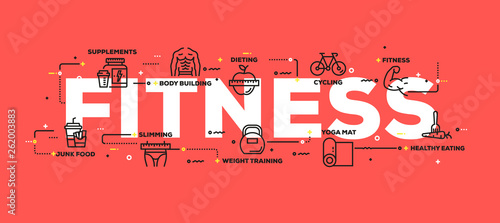 FITNESS BANNER CONCEPT