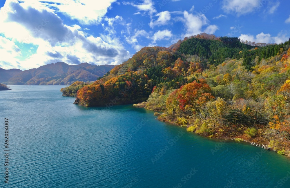 Obraz premium 《玉川ダム》秋田県仙北市