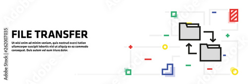 File Transfer Banner Concept