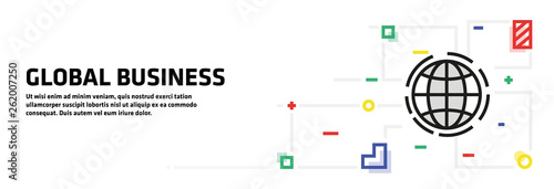 Global Business Banner Concept