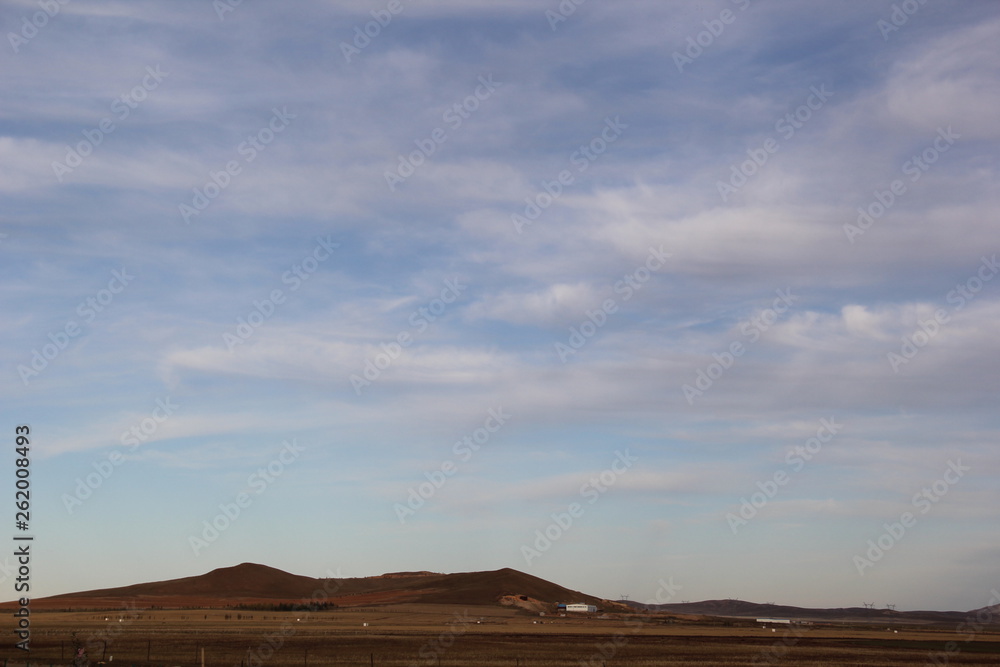 Obraz premium desert and blue sky