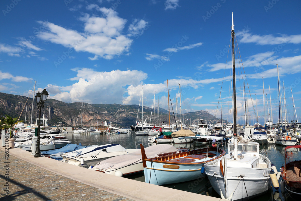 Fototapeta premium Port of Saint-Jean-Cap-Ferrat , France