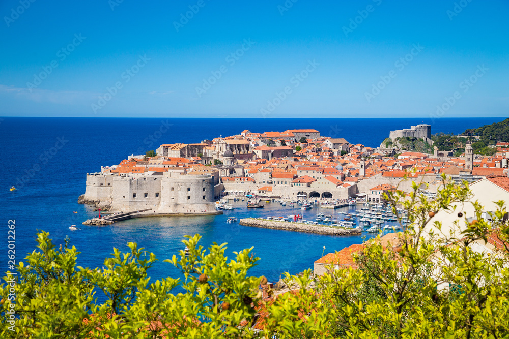 Old town of Dubrovnik in summer, Dalmatia, Croatia