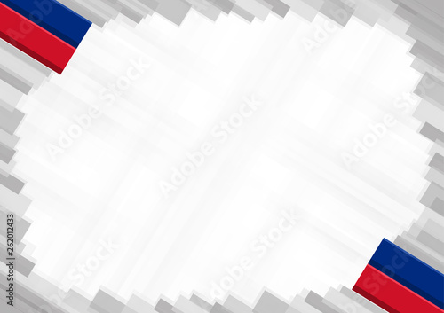 Border made with Liechtenstein national colors
