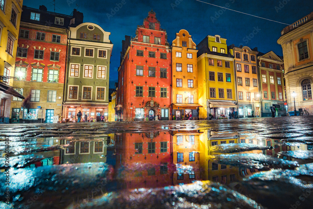 Gamla Stan at night, Stockholm, Sweden