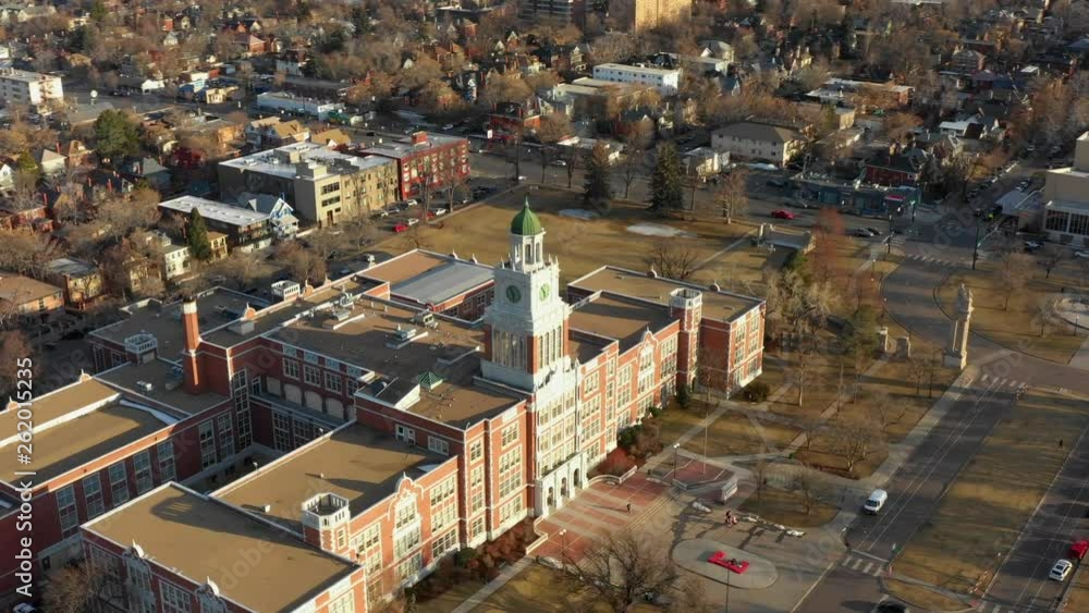 Aerials Denver East High School 4k Aerials Denver East High School 4k