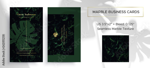 Wallpaper Mural Marble business card. 2 sides. Luxurious design. Torontodigital.ca