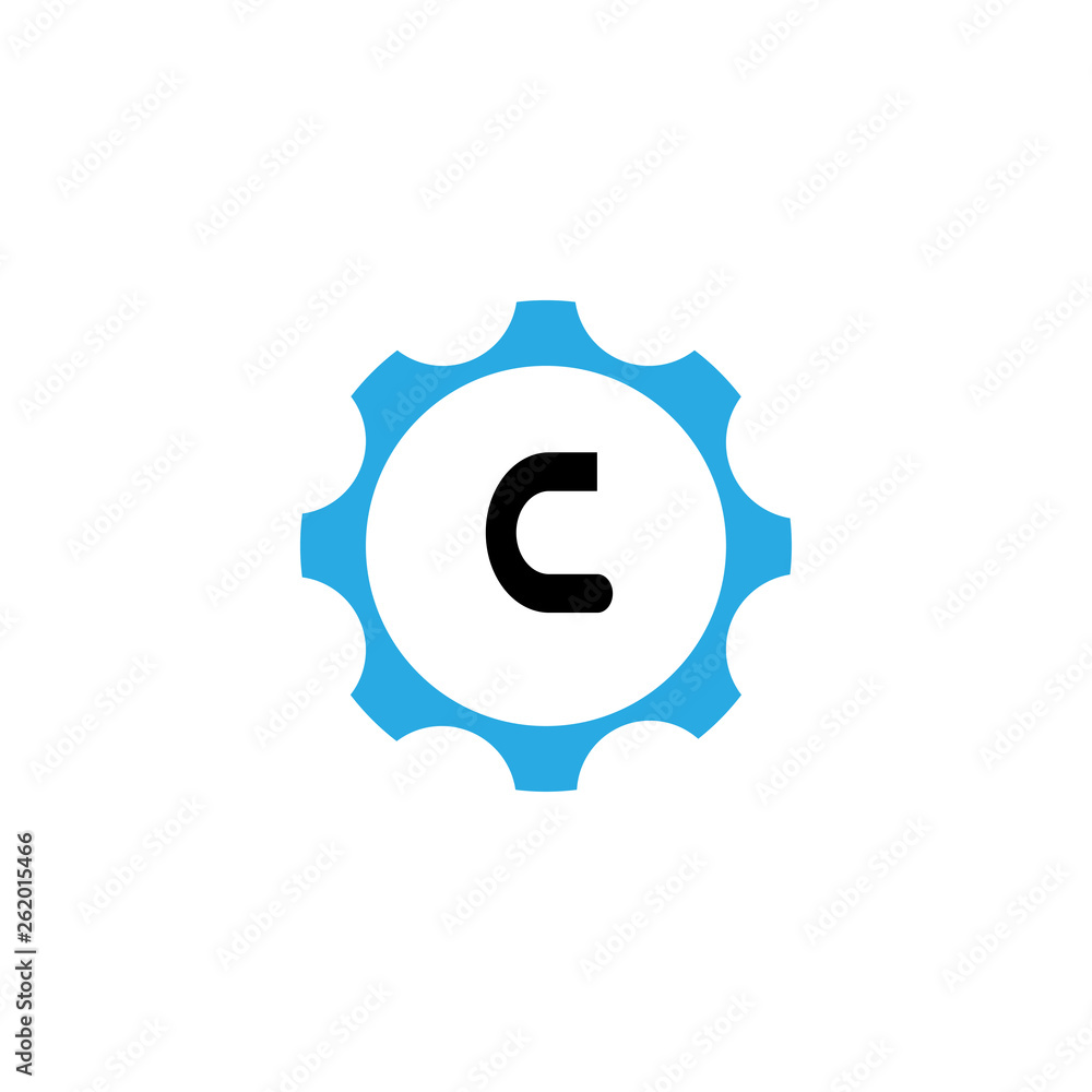 Obraz premium Initial Letter C Logo Template Vector Design