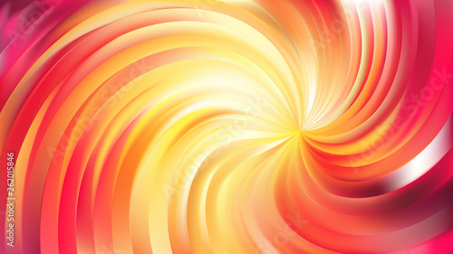 Abstract Pink and Yellow Swirl Background Image