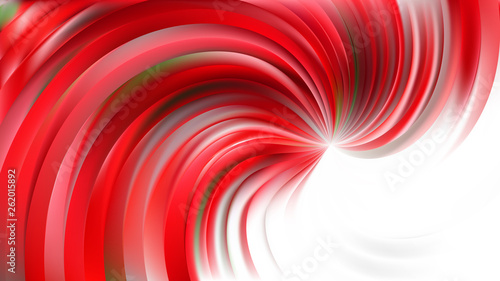 Abstract Red and White Swirl Background Illustration