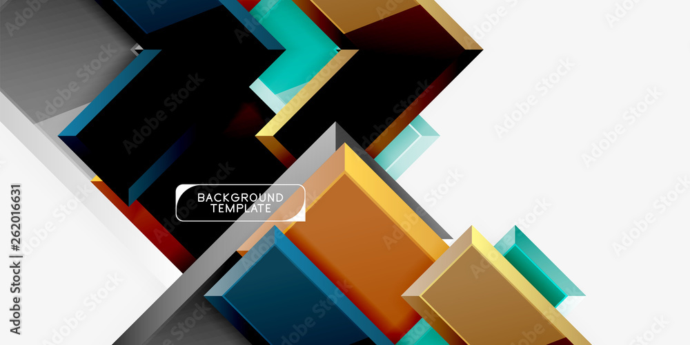 Abstract arrows composition background Abstract arrows composition background