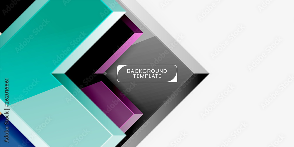 Glossy arrows geometric background Glossy arrows geometric background