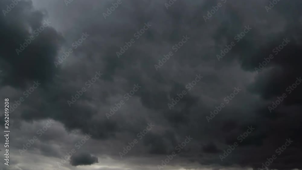 Dramatic Stormy Clouds Passing Timelapse Sequence Dramatic Stormy Clouds Passing Timelapse Sequence