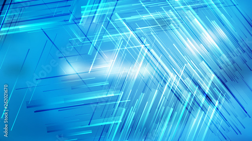 Blue Irregular Lines Background
