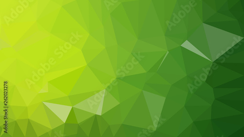 Green Polygonal Background Template