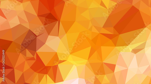 Orange Polygonal Background Image