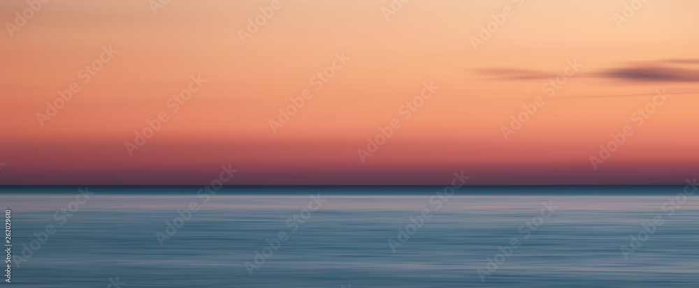 blurred sea landscape