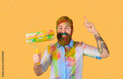Foto Painter man