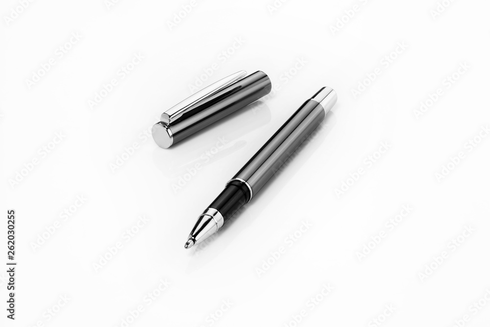 Ball Point Pen Closeup On White background Ball Point Pen Closeup On White background