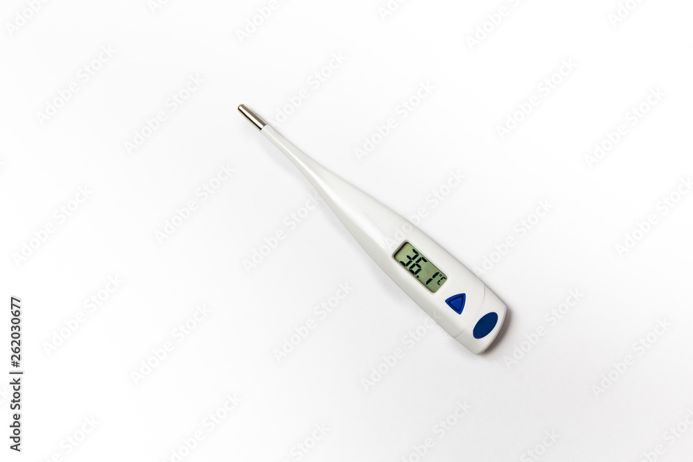 medical thermometer isolated on white background medical thermometer isolated on white background