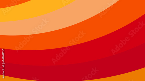 Red and Orange Curved Stripes Background Illustration