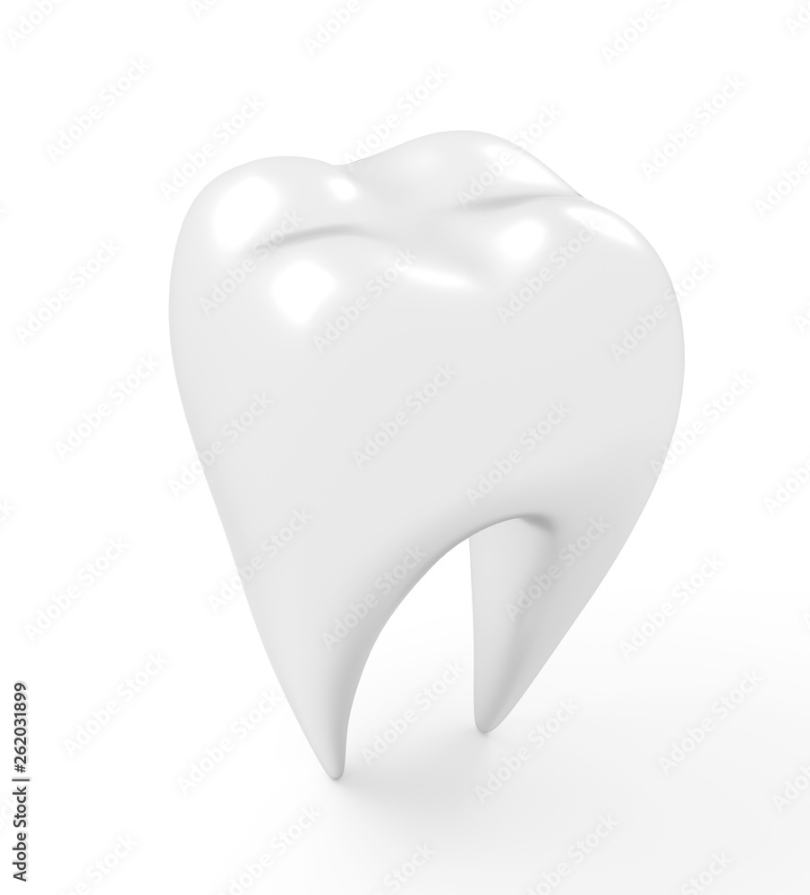 Clean human tooth. Clean human tooth.