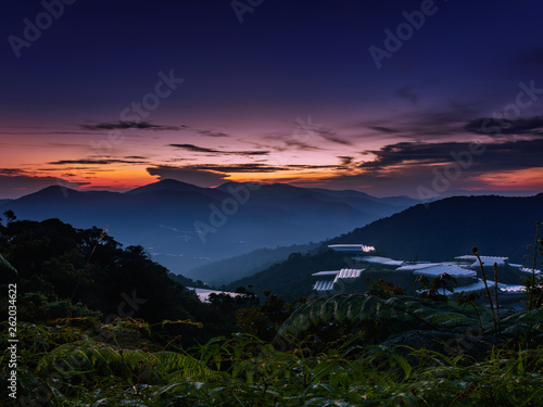 sunrise in mountain