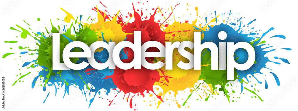 leadership word in splash's background Stock Illustration | Adobe Stock