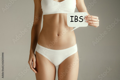 Valokuva Stomach ache concept