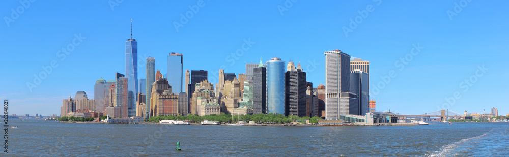 New York City Panorama from the south New York City Panorama from the south