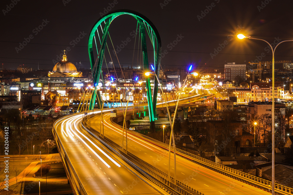 Naklejka premium Trasa Uniwersytecka w Bydgoszczy