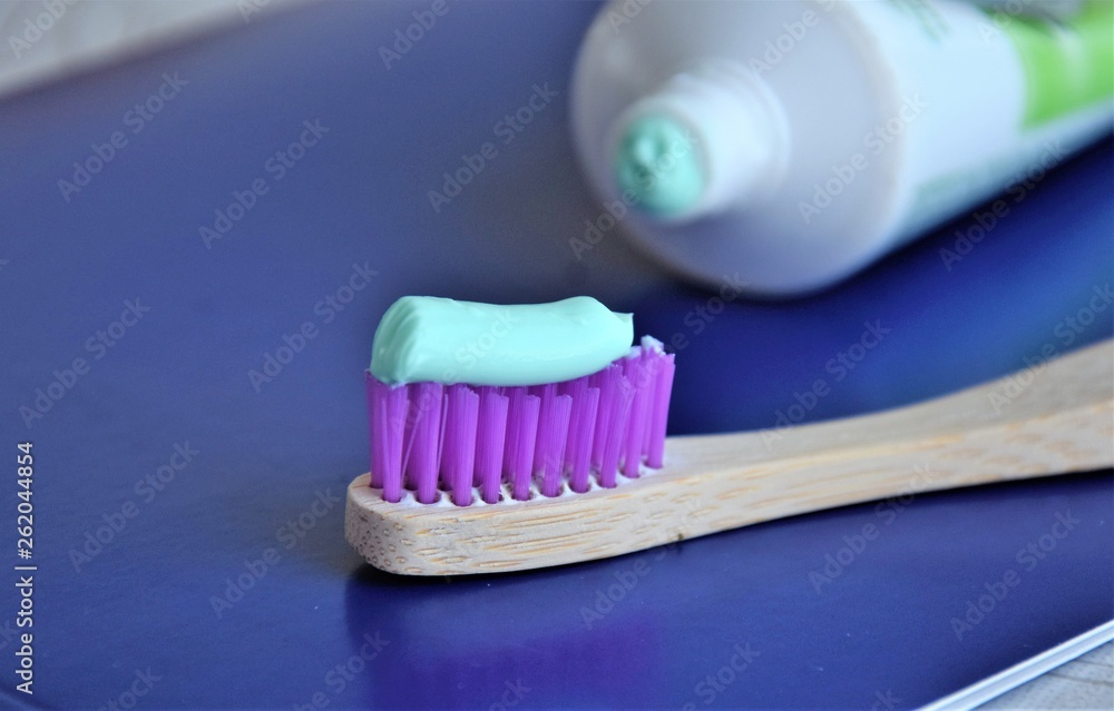 toothbrush and tube of toothpaste toothbrush and tube of toothpaste
