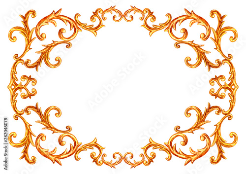 Baroque style elements. Wat...