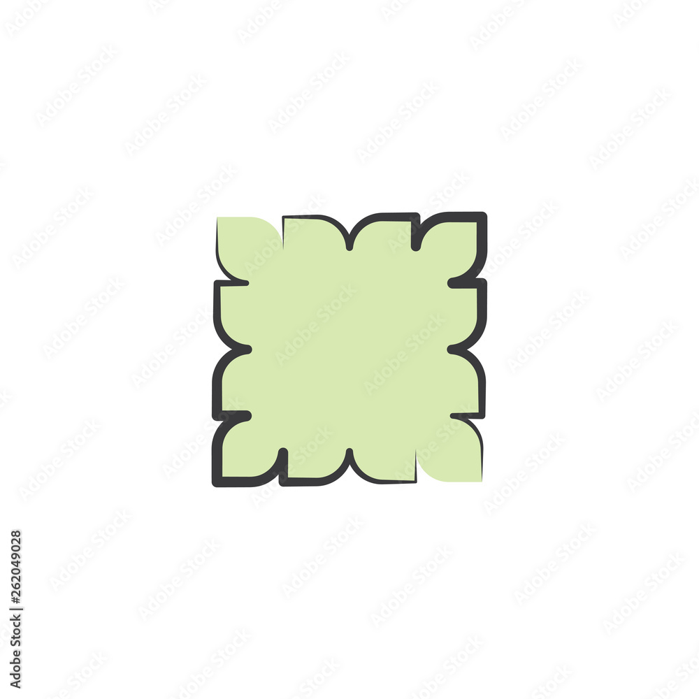 abstract geometric frame sticker vector design element abstract geometric frame sticker vector design element