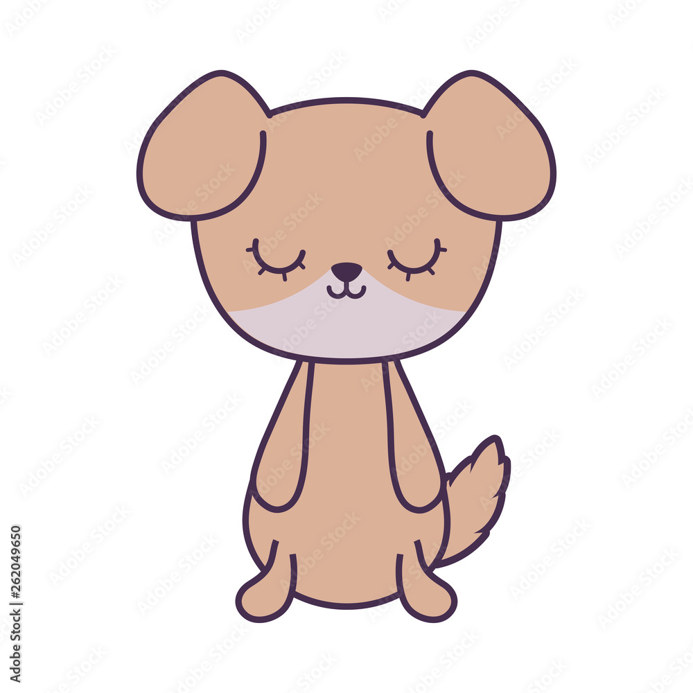 cute dog animal isolated icon cute dog animal isolated icon