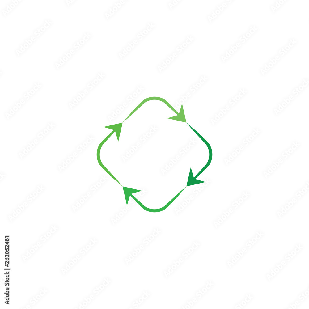 recycle green arrow eco element vector design recycle green arrow eco element vector design