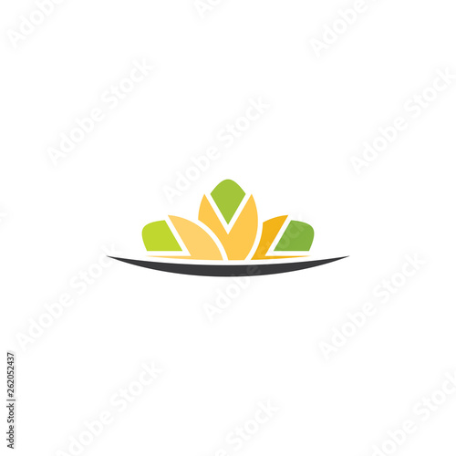 pistachio logo icon symbol design element