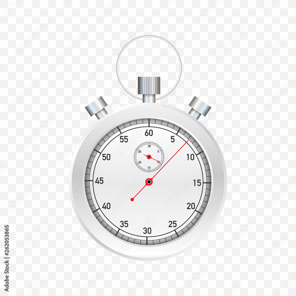 Stop watch. Old mechanical stopwatch. Vector illustration. Stop watch. Old mechanical stopwatch. Vector illustration.